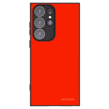 Picasee silikonski črni ovitek za Samsung Galaxy S23 Ultra 5G - Maranello Red