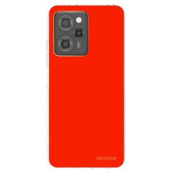 Picasee silikonski prozorni ovitek za Xiaomi Poco X5 Pro - Maranello Red