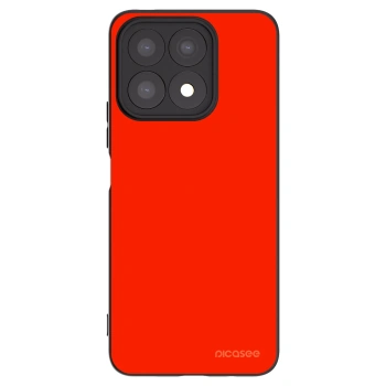 Picasee silikonski črni ovitek za Honor X8a - Maranello Red