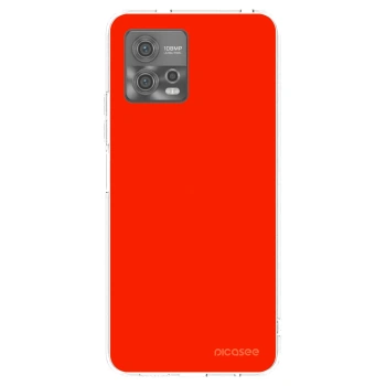 Picasee silikonski prozorni ovitek za Motorola Moto G72 - Maranello Red