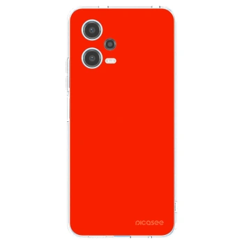 Picasee silikonski prozorni ovitek za Xiaomi Redmi Note 12 5G - Maranello Red