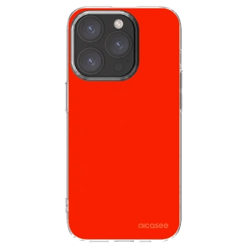 Picasee silikonski prozorni ovitek za Apple iPhone 15 Pro - Maranello Red