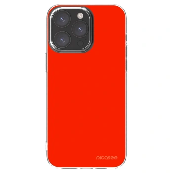 Picasee silikonski prozorni ovitek za Apple iPhone 15 Pro Max - Maranello Red