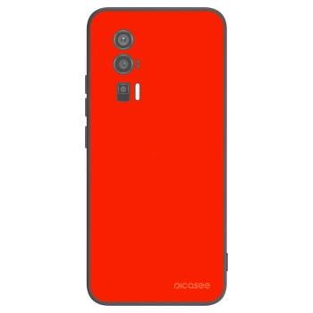 Picasee silikonski črni ovitek za Xiaomi Poco F5 Pro 5G - Maranello Red