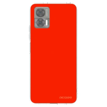 Picasee silikonski prozorni ovitek za Motorola Edge 30 Neo - Maranello Red