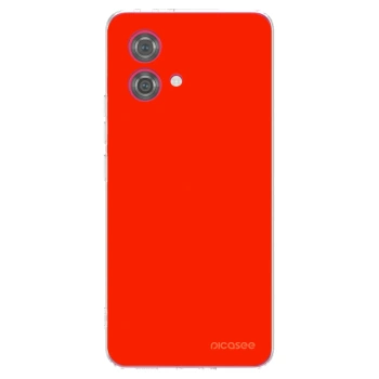 Picasee silikonski prozorni ovitek za Motorola Moto G84 5G - Maranello Red