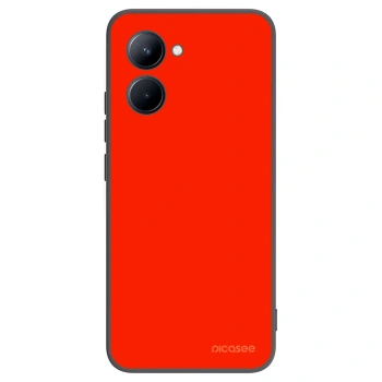 Picasee silikonski črni ovitek za Realme C33 (2023) - Maranello Red