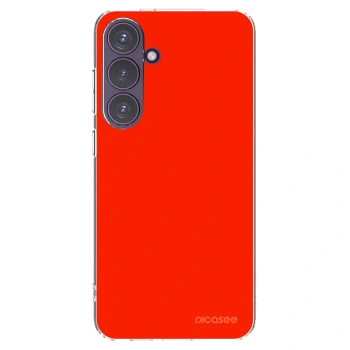 Picasee silikonski prozorni ovitek za Samsung Galaxy S24+ S926B 5G - Maranello Red