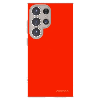 Picasee silikonski prozorni ovitek za Samsung Galaxy S24 Ultra S928B 5G - Maranello Red
