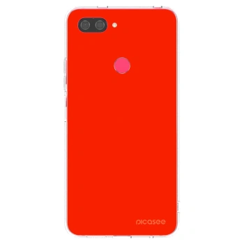 Picasee silikonski prozorni ovitek za Xiaomi Mi 8 Lite - Maranello Red