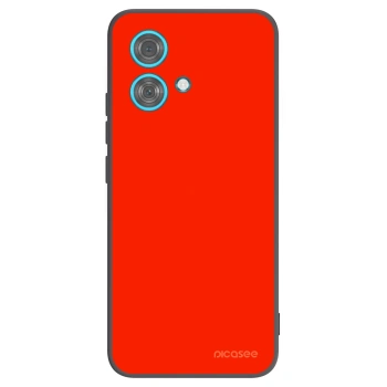 Picasee silikonski črni ovitek za Motorola Edge 40 Neo - Maranello Red