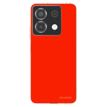 Picasee silikonski prozorni ovitek za Xiaomi Poco X6 - Maranello Red