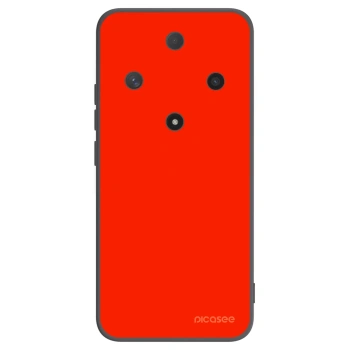 Picasee silikonski črni ovitek za Honor Magic6 Lite 5G - Maranello Red