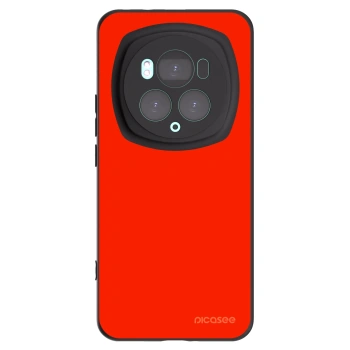 Picasee silikonski črni ovitek za Honor Magic6 Pro - Maranello Red