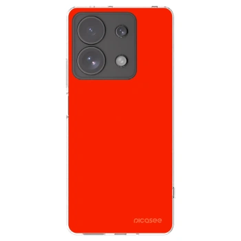 Picasee silikonski prozorni ovitek za Xiaomi Redmi Note 13 Pro 4G - Maranello Red