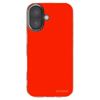 Picasee silikonski prozorni ovitek za Apple iPhone 16 - Maranello Red