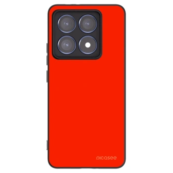 Picasee silikonski črni ovitek za Xiaomi 14T Pro - Maranello Red