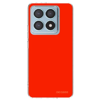 Picasee silikonski prozorni ovitek za Xiaomi 14T Pro - Maranello Red