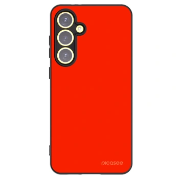 Picasee silikonski črni ovitek za Samsung Galaxy S24 FE S721B - Maranello Red