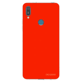 Picasee silikonski prozorni ovitek za Huawei Y7 2019 - Maranello Red