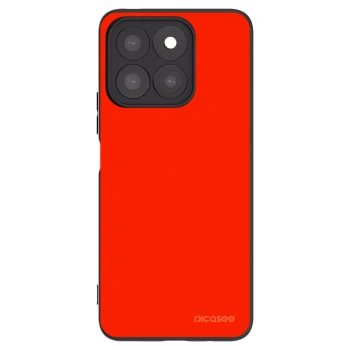 Picasee silikonski črni ovitek za Honor X8c - Maranello Red