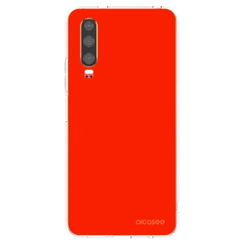 Picasee silikonski prozorni ovitek za Huawei P30 - Maranello Red