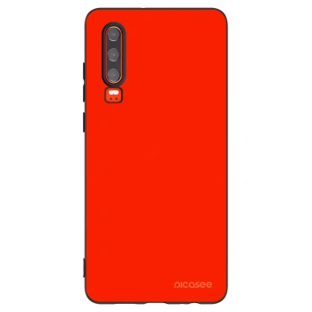 Picasee silikonski črni ovitek za Huawei P30 - Maranello Red