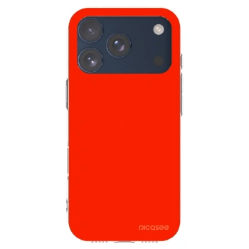Picasee silikonski prozorni ovitek za Apple iPhone 17 Pro - Maranello Red