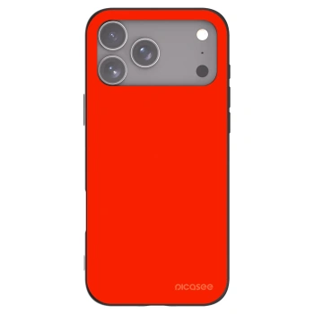 Picasee silikonski črni ovitek za Apple iPhone 17 Pro Max - Maranello Red