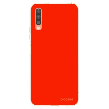 Picasee silikonski prozorni ovitek za Samsung Galaxy A70 A705F - Maranello Red