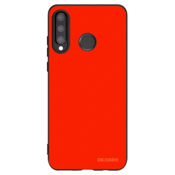 Picasee silikonski črni ovitek za Huawei P30 Lite - Maranello Red