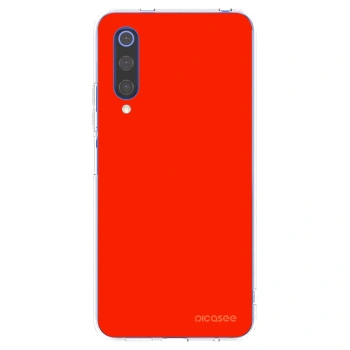 Picasee silikonski prozorni ovitek za Xiaomi Mi 9 SE - Maranello Red