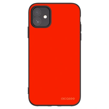 Picasee silikonski črni ovitek za Apple iPhone 11 - Maranello Red