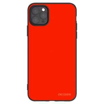 Picasee silikonski črni ovitek za Apple iPhone 11 Pro Max - Maranello Red