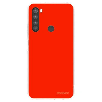 Picasee silikonski prozorni ovitek za Xiaomi Redmi Note 8 - Maranello Red