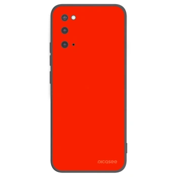Picasee silikonski črni ovitek za Samsung Galaxy S20 G980F - Maranello Red
