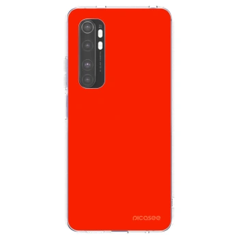 Picasee silikonski prozorni ovitek za Xiaomi Mi Note 10 Lite - Maranello Red