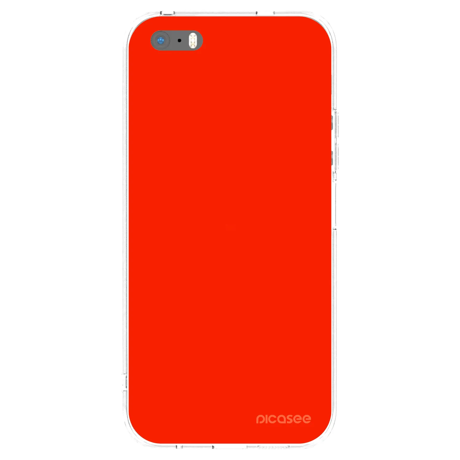 Picasee silikonski prozorni ovitek za Apple iPhone 6 Plus/6S Plus - Maranello Red