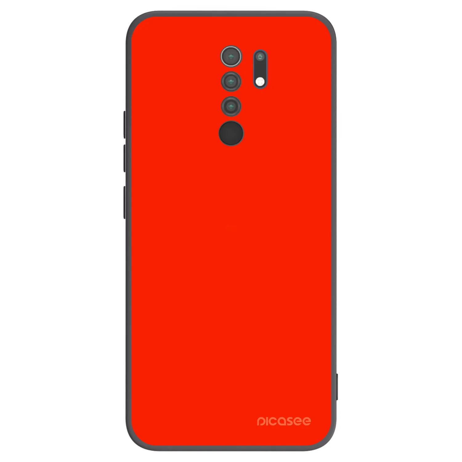 Picasee silikonski črni ovitek za Xiaomi Redmi 9 - Maranello Red
