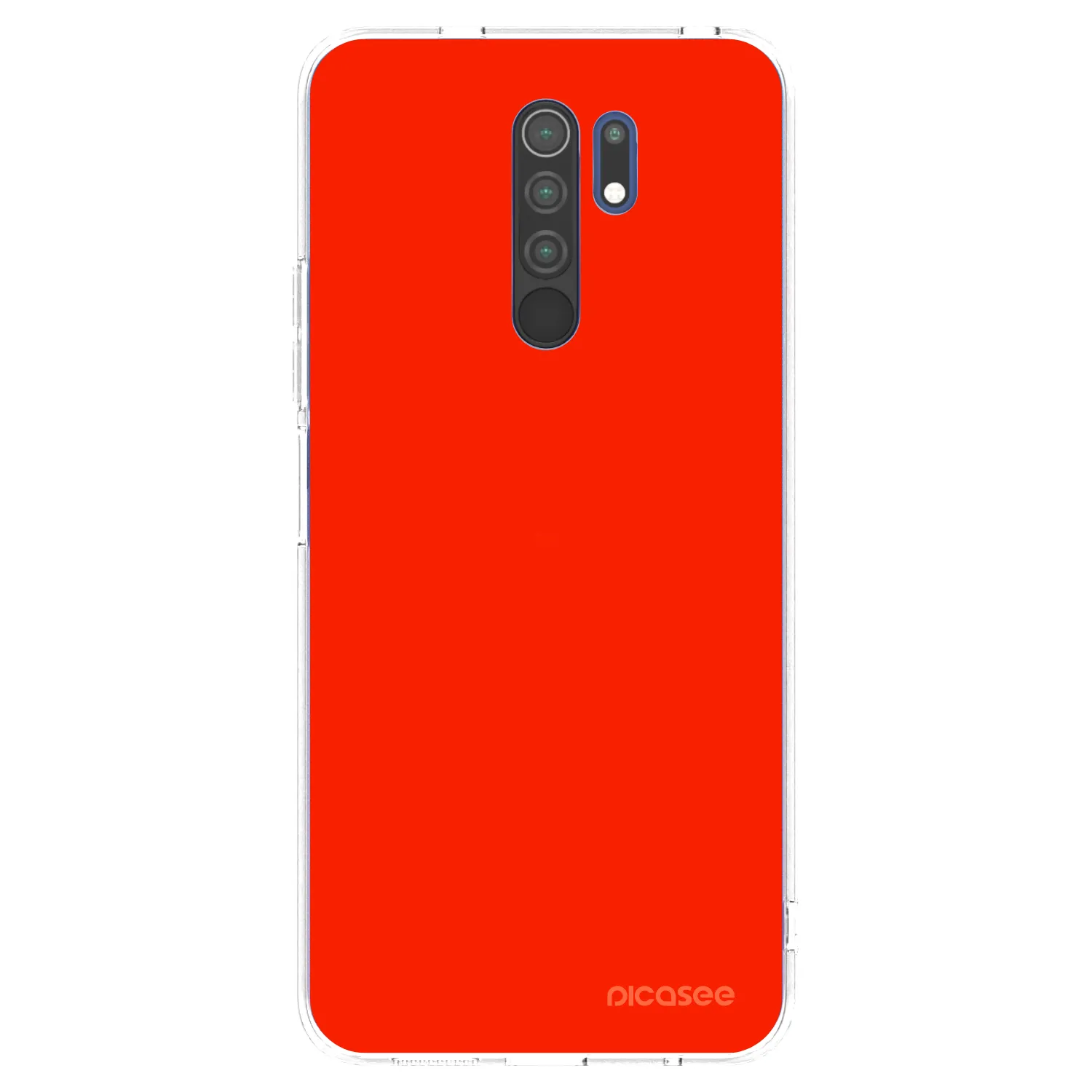 Picasee silikonski prozorni ovitek za Xiaomi Redmi 9 - Maranello Red