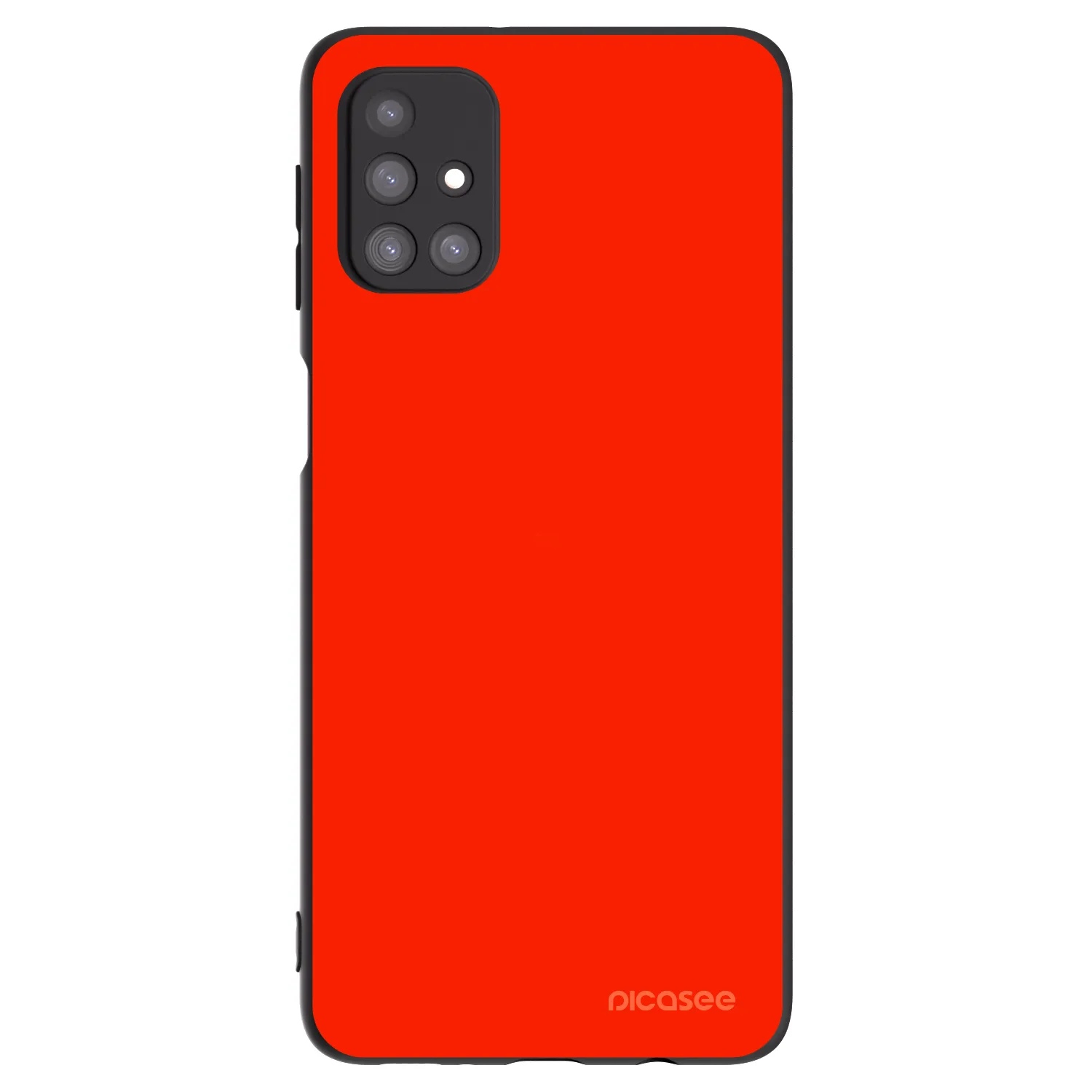 Picasee silikonski črni ovitek za Samsung Galaxy M31s - Maranello Red