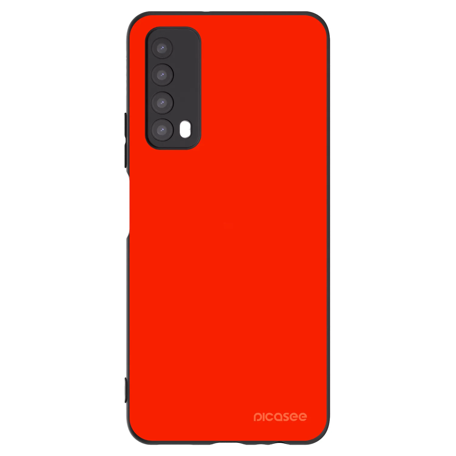 Picasee silikonski črni ovitek za Huawei P Smart 2021 - Maranello Red