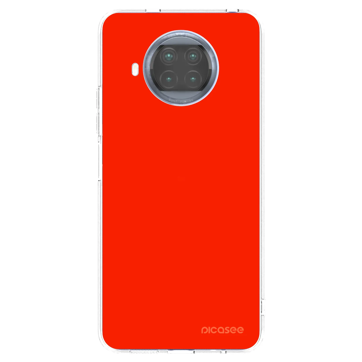 Picasee silikonski prozorni ovitek za Xiaomi Mi 10T Lite - Maranello Red