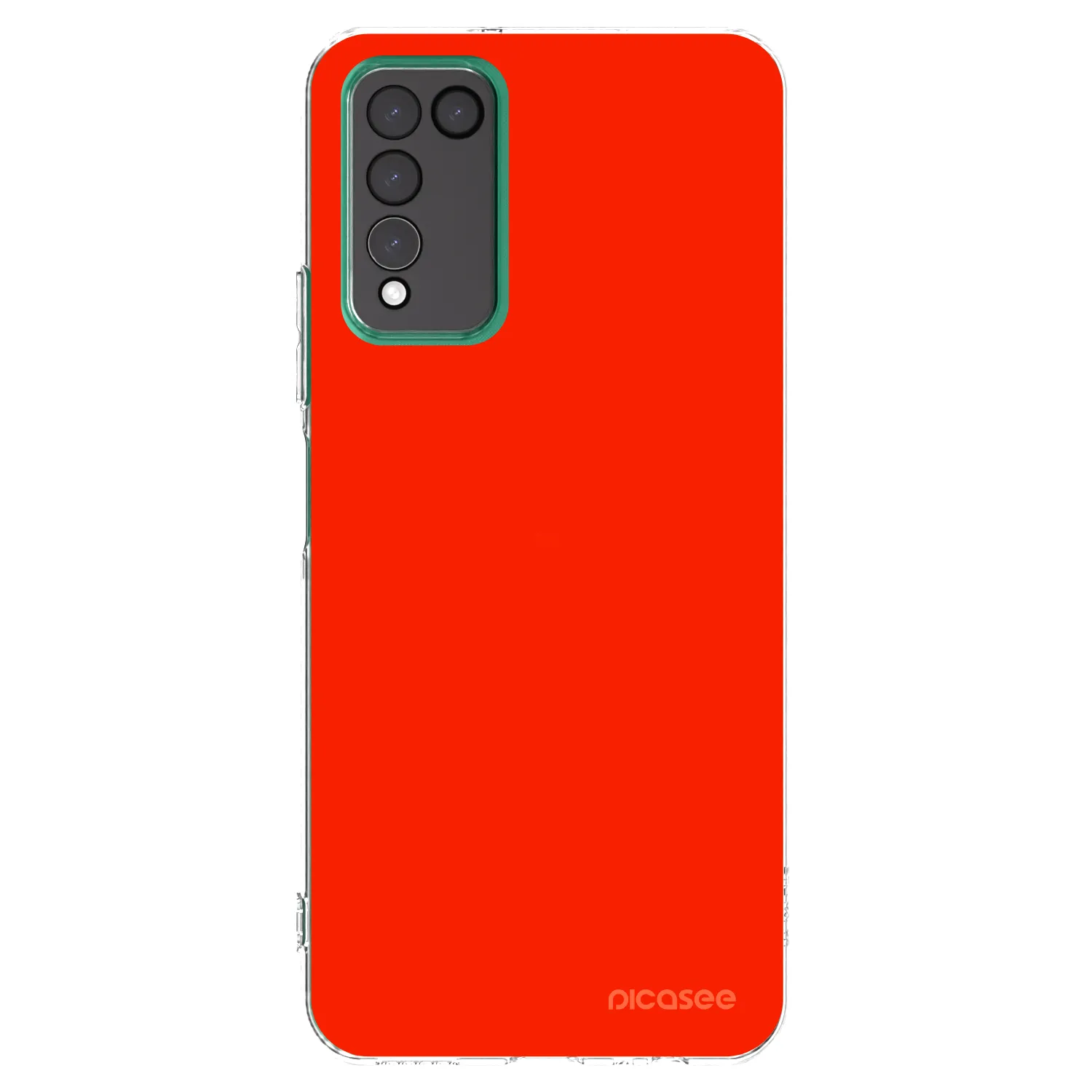 Picasee silikonski prozorni ovitek za Honor 10X Lite - Maranello Red