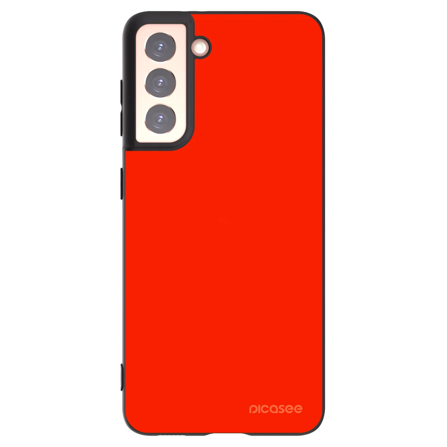 Picasee silikonski črni ovitek za Samsung Galaxy S21 5G G991B - Maranello Red