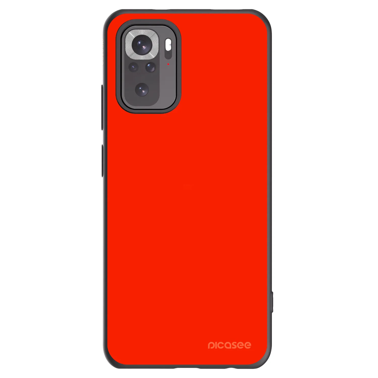 Picasee silikonski črni ovitek za Xiaomi Redmi Note 10 - Maranello Red
