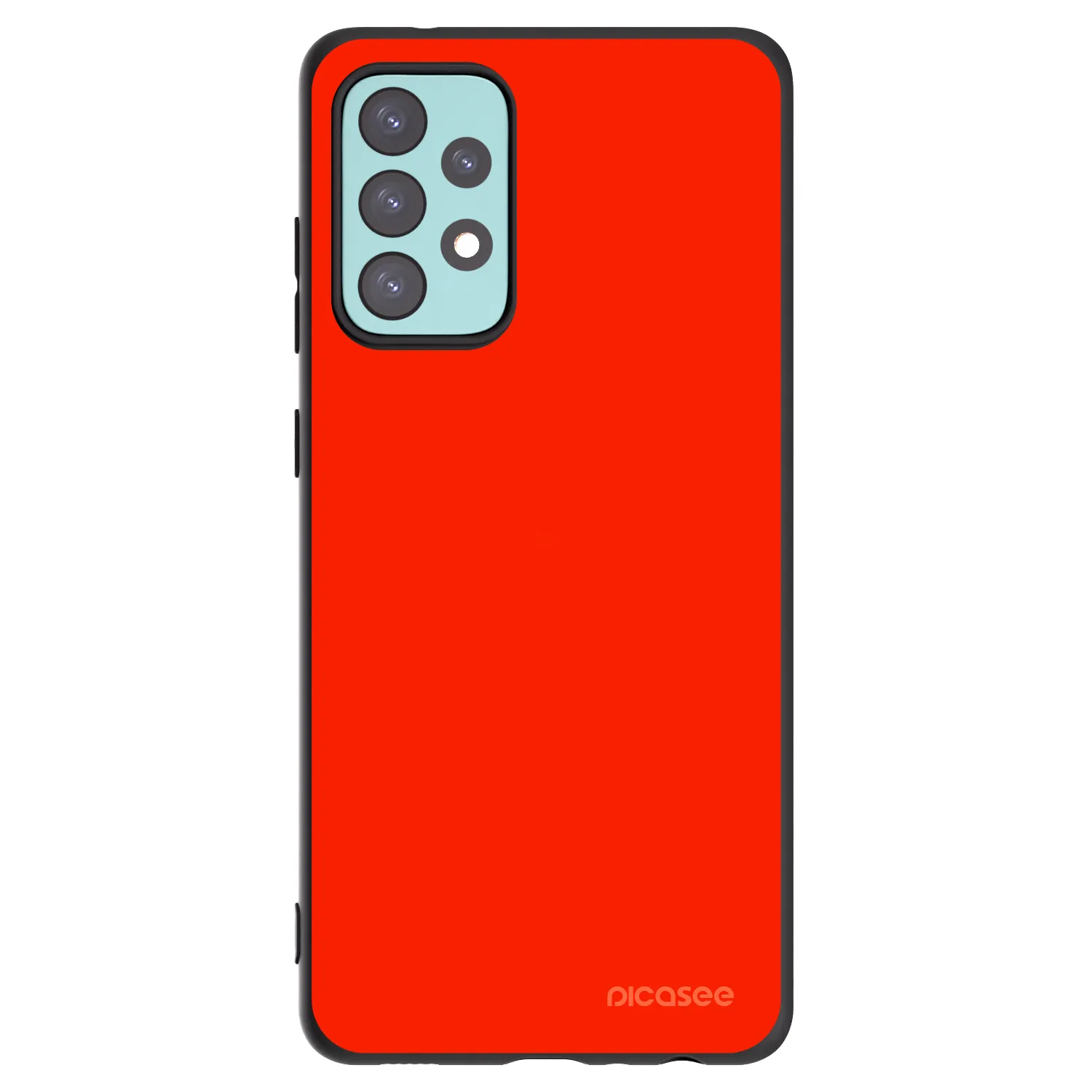 Picasee silikonski črni ovitek za Samsung Galaxy A72 A725F - Maranello Red