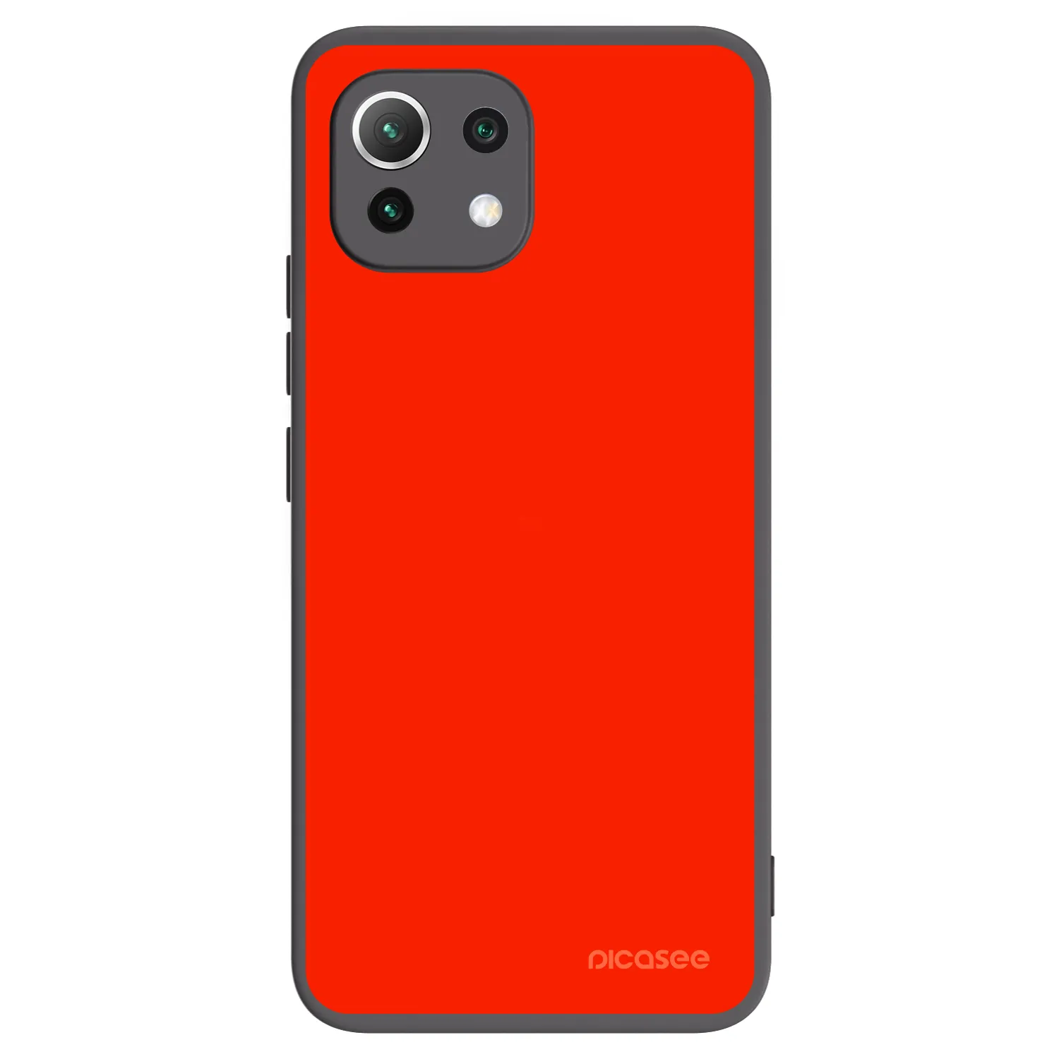 Picasee silikonski črni ovitek za Xiaomi Mi 11 Lite - Maranello Red