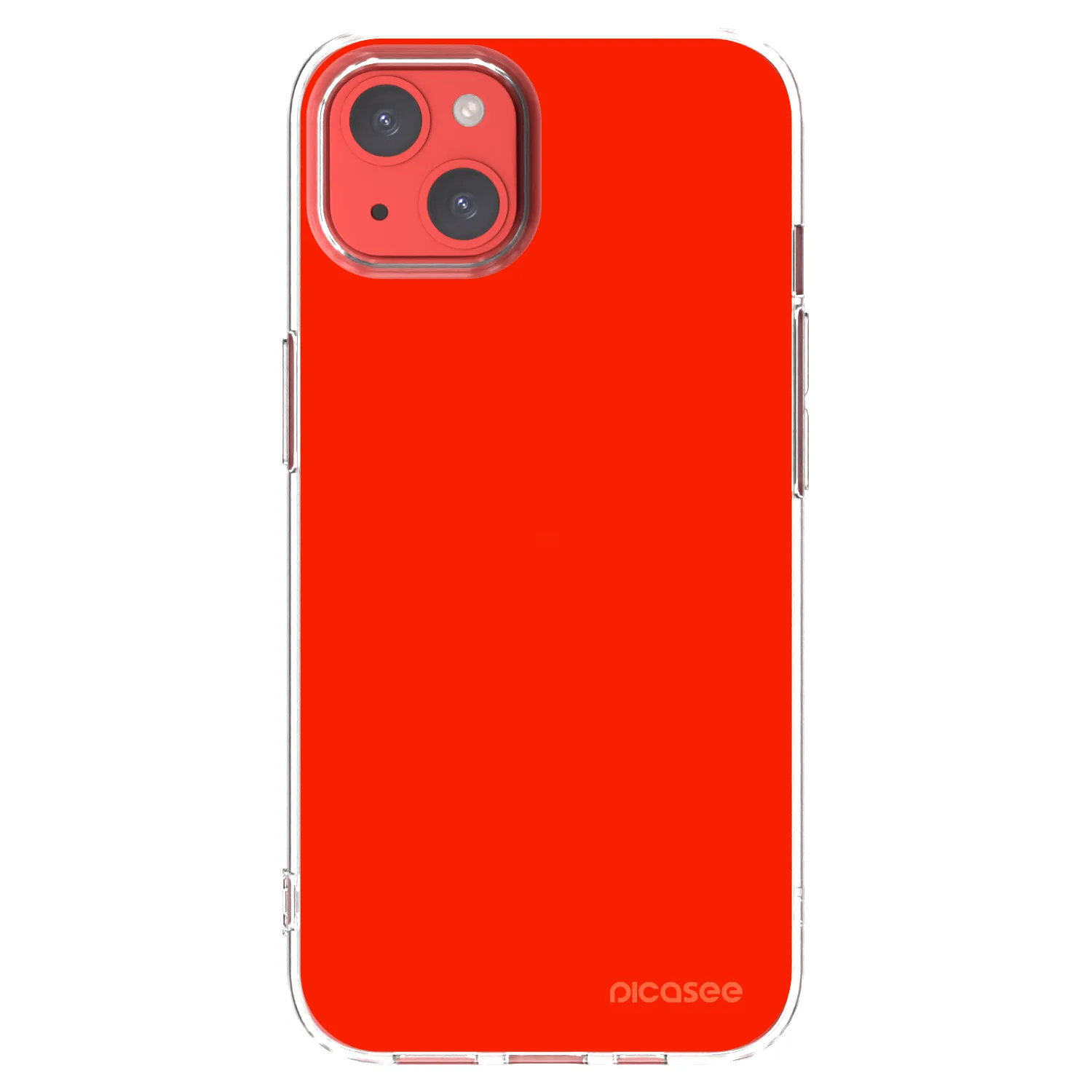Picasee silikonski prozorni ovitek za Apple iPhone 13 - Maranello Red