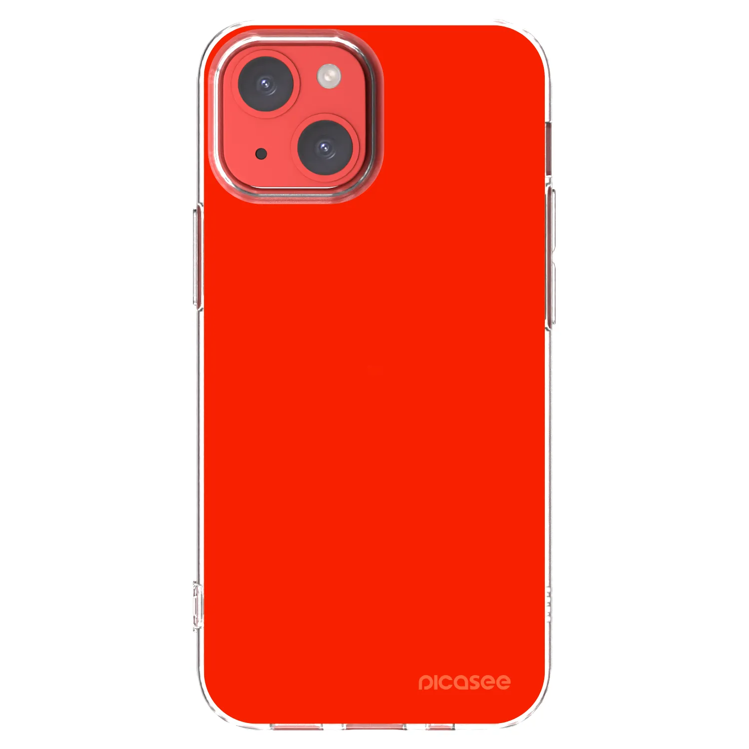Picasee silikonski prozorni ovitek za Apple iPhone 13 mini - Maranello Red